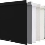 AOSKY Cordless Roller Shades Blackout Blinds for Windows Room Darkening Rolled Up Shades