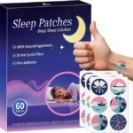 Sleep Patches, 60 Pack Upgraded Deep Sleep Patches for Adults, Made of All-Natural Ingredients, for Men and Women, Highly Breathable and Suitable for Hot Weather