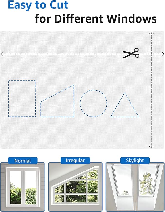 Sumobaby 50"x60" Portable Blackout Curtains, Blinds for Windows with Hook & Loop Tapes - Image 4