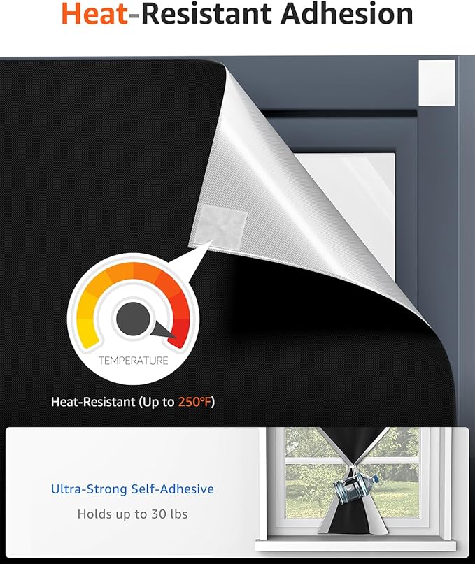 Sumobaby 50"x60" Portable Blackout Curtains, Blinds for Windows with Hook & Loop Tapes - Image 5