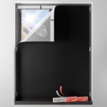 Sumobaby Blackout Curtains Portable 42"x60",No Drill Black Out Window Cover with Heat-Resistant Hook&Loop Tapes