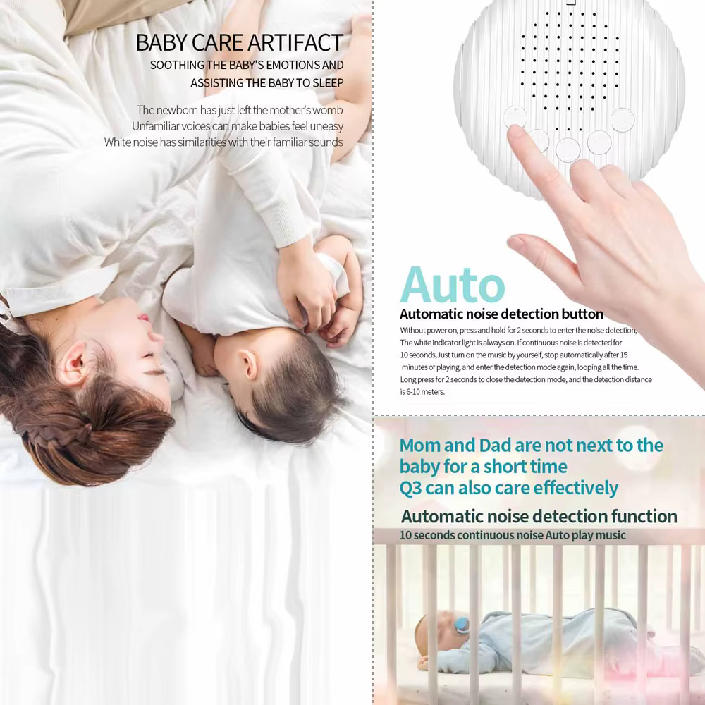 White Noise Sound Machine Portable Baby Sleep - Image 6
