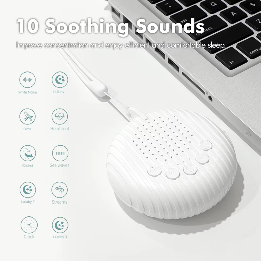 White Noise Sound Machine Portable Baby Sleep - Image 2