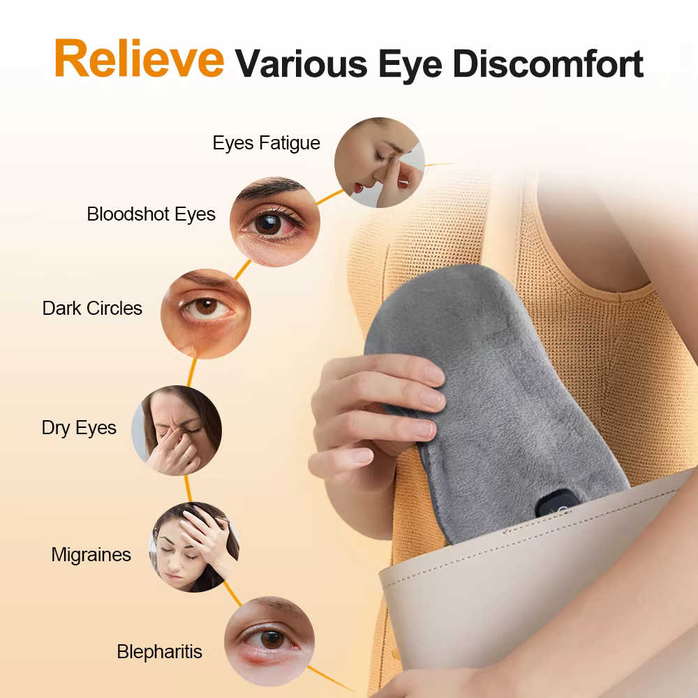Cordless Heated Eye Mask for Dry Eyes - Image 4