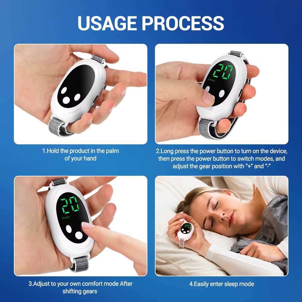 Two modes, 20 levels of intensity, intelligent sleep device, anxiety relief, neurological sleep, insomnia, and soothing device - Image 6