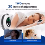 Two modes, 20 levels of intensity, intelligent sleep device, anxiety relief, neurological sleep, insomnia, and soothing device