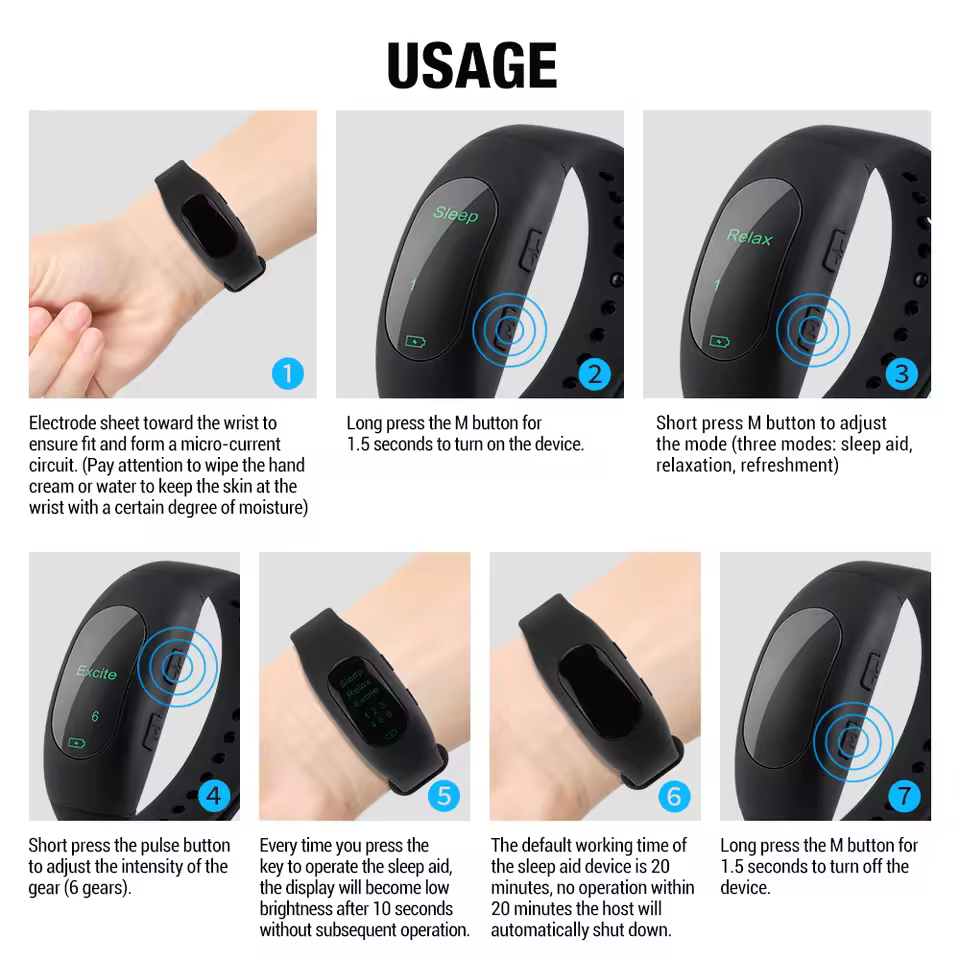 Intelligent Wristband Fast Sleeping Device - Image 3
